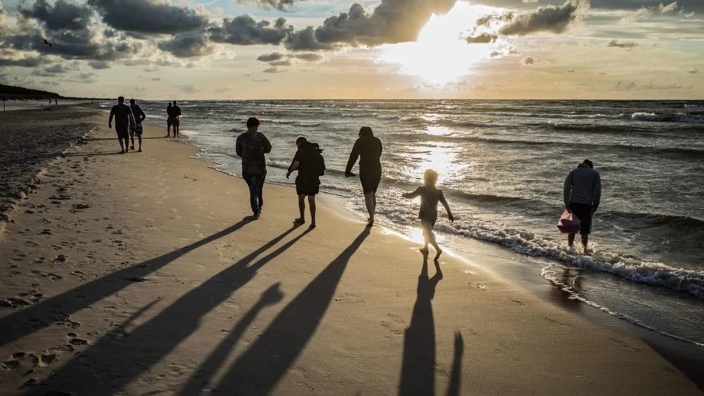 beach family summer vacation