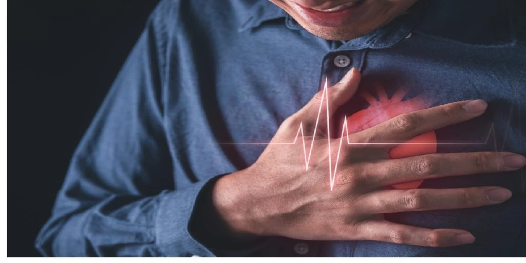 cardiac arrest pain man