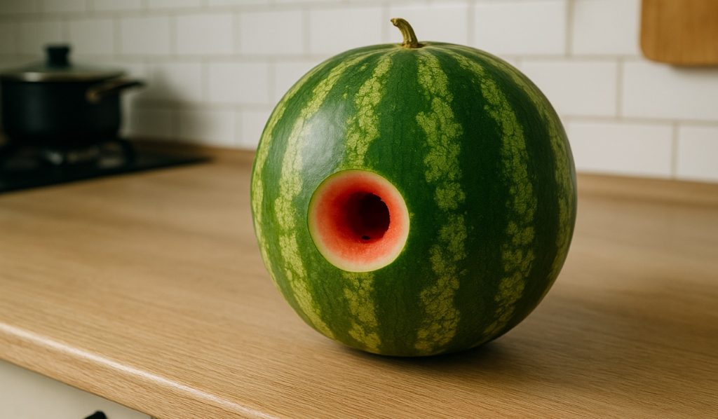 Derfor må du ikke ‘lege med banditten’, når det er varmt – Brug en melon i stedet