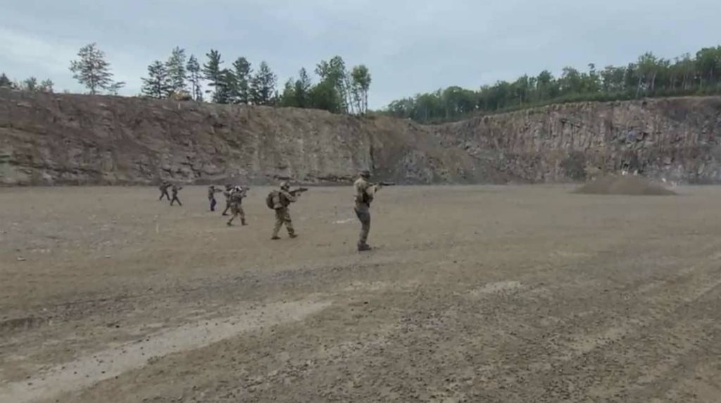 Military training