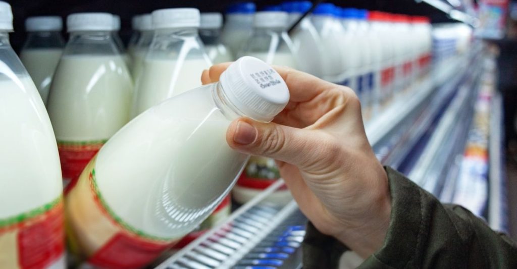 Mælk arla milk shopping store