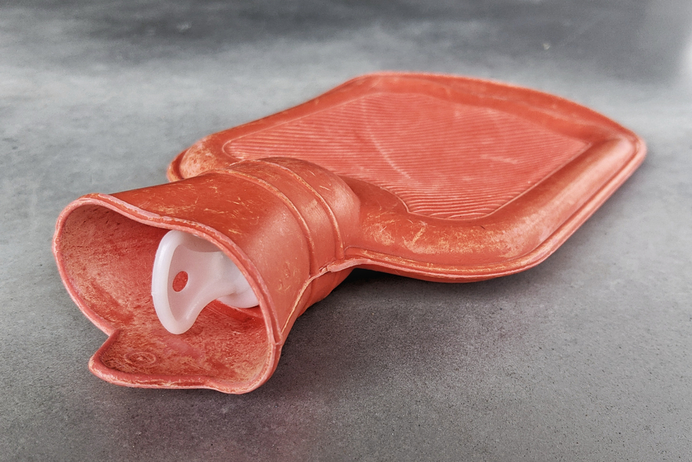 varmeflaske, hot water bottle