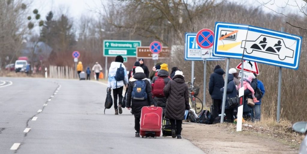fleeing ukraine refugee