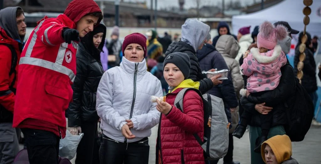 fleeing ukraine refugee