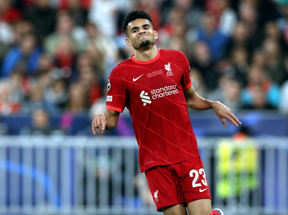 Paris,,France,-,May,28,,2022:,Luis,Diaz,Reacts,During