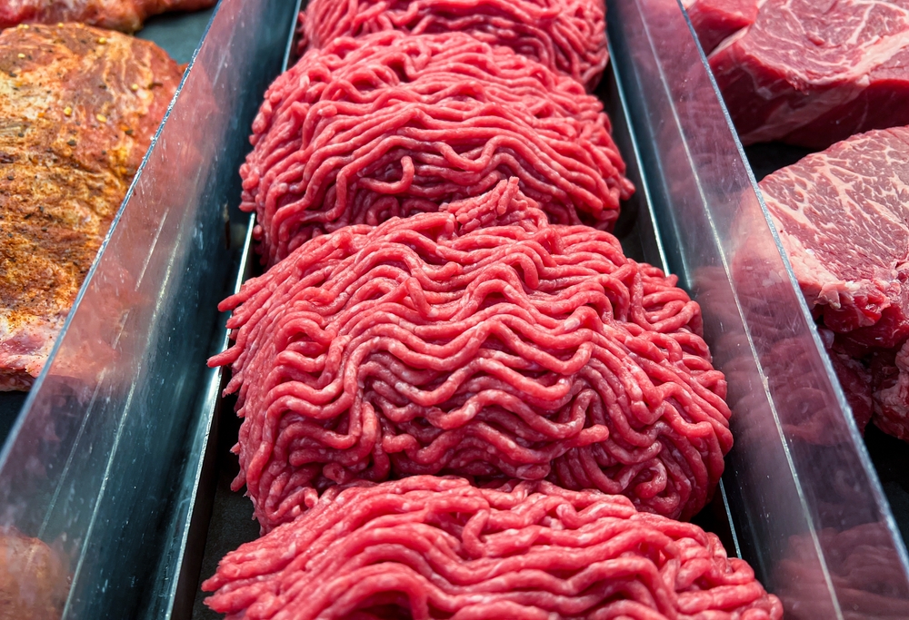 Ground,Beef,Meat,For,Sale,At,A,Butchers,Shop