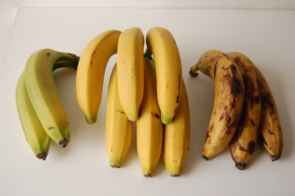 Banana,Ripening,From,Yellow-green,To,Brown,,Ethylene,Is,A,Natural