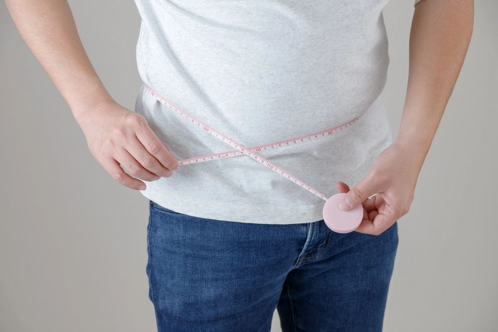 Measuring,stomach,måler,mave