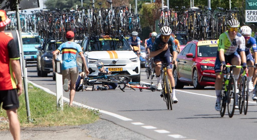 Cyklist crash
