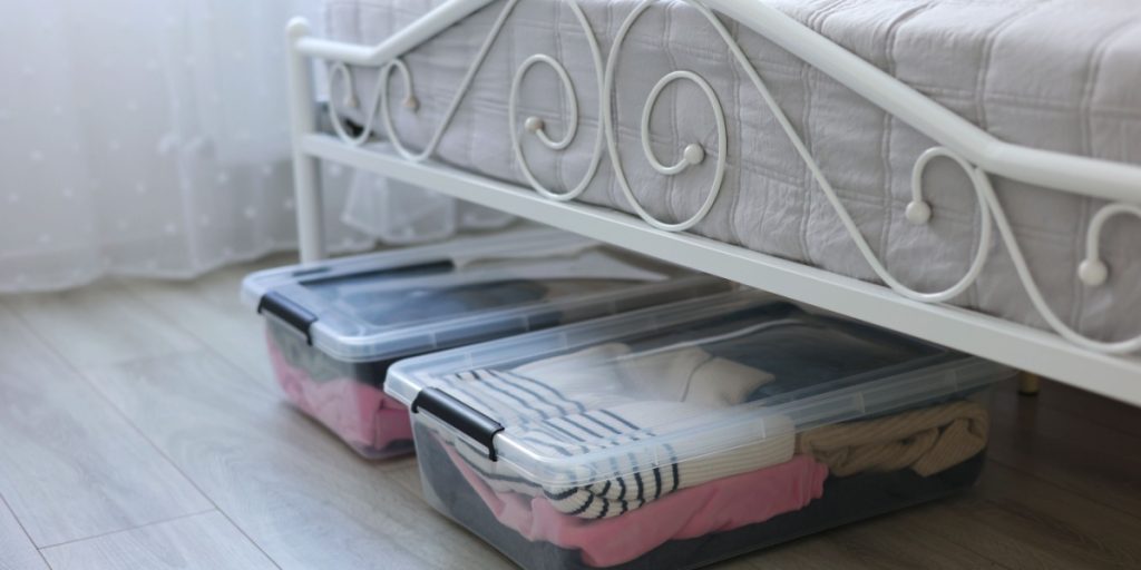 storage under bed seng opbevaring