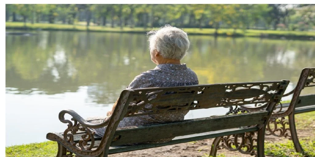 thinking lonely nature