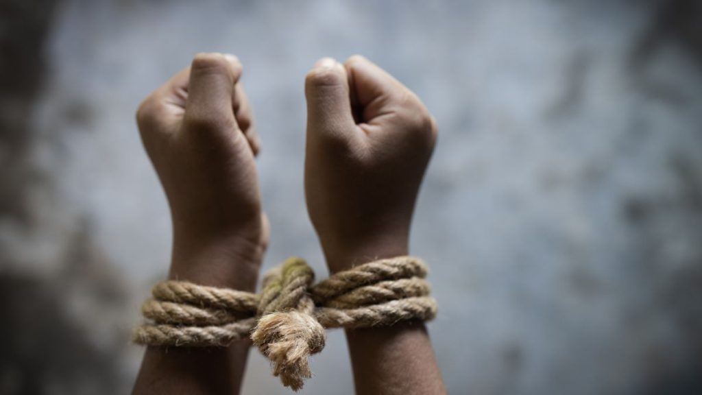 Tied hands