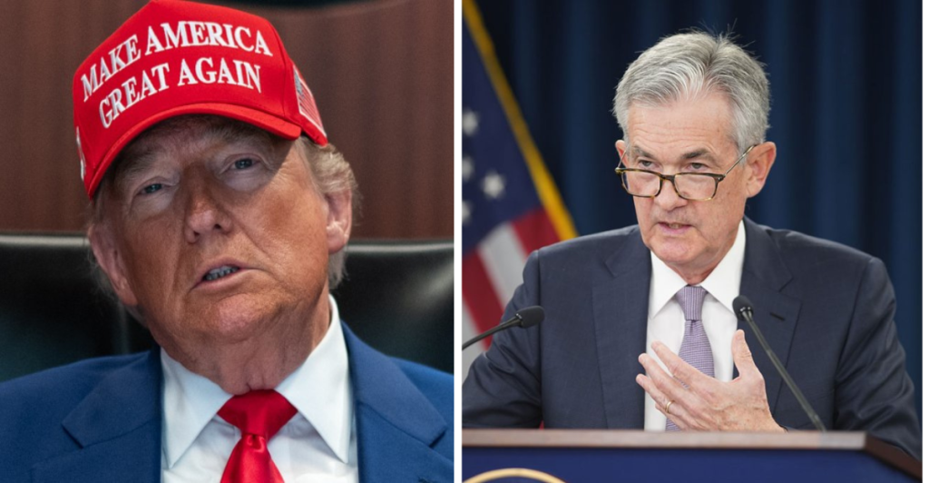 Trump vänder i Fed-bråket – sparkar inte Powell trots hård kritik