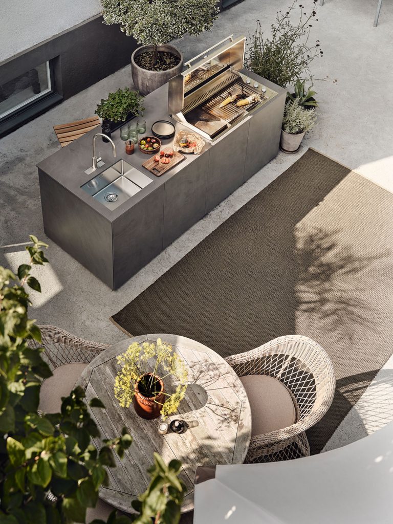 utekök, utekjøkke, udekøkken, outdoor kitchen, terrace, terrasse