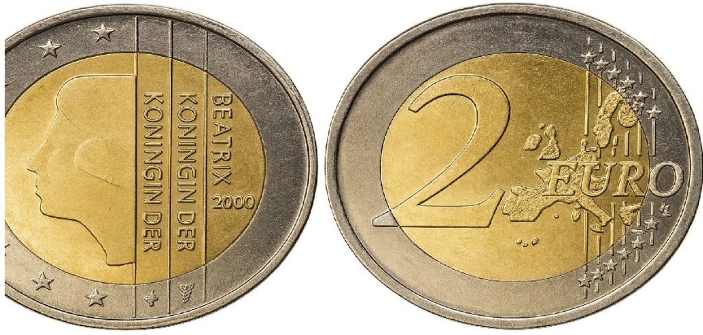 2 euro coin netherlands queen