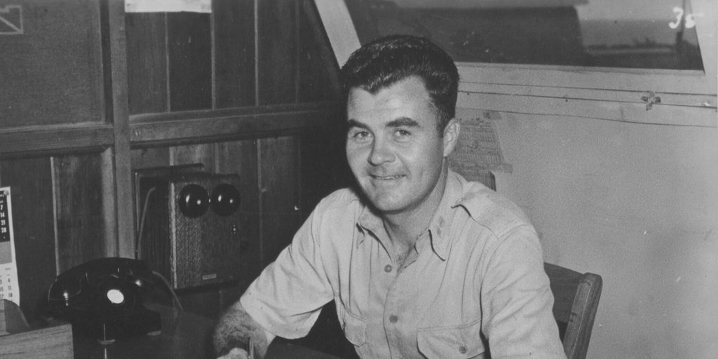 Paul Tibbet, pilot of Enola Gay