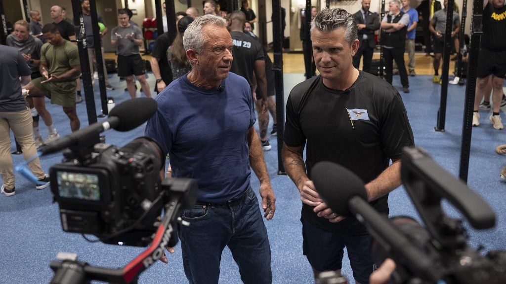 Secretary of Defense Pete Hegseth and Secretary of Department of Health and Human Services Robert F. Kennedy, Jr. U.S.