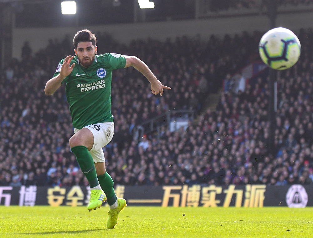 London,,England,-,March,9,,2019:,Alireza,Jahanbakhsh,Of,Brighton