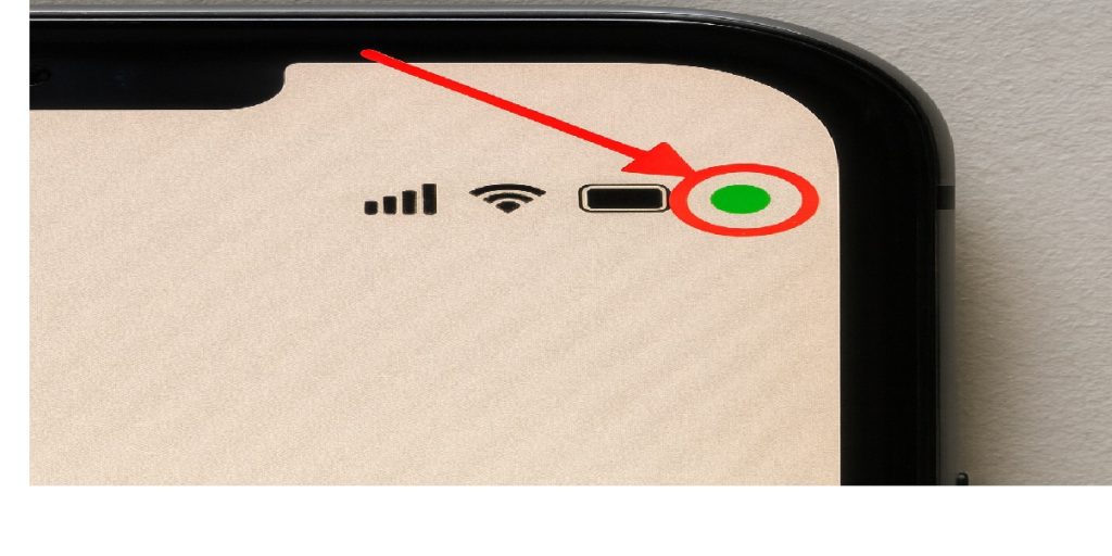 Android green dot smartphone