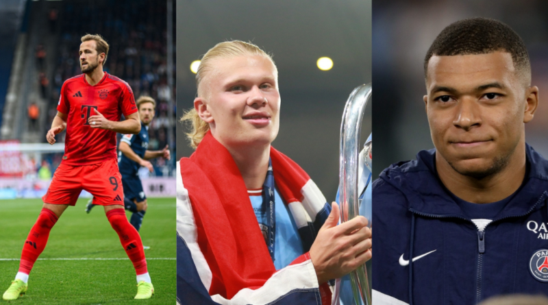 Harry Kane, Haaland, Mbappe
