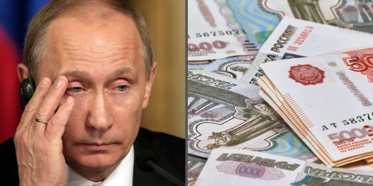 Vladimir Putin, rubles, money, economy