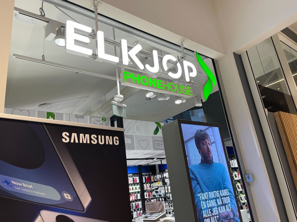 Elkjøp Phonehouse, samsung, elektronikkjede butikk, norge