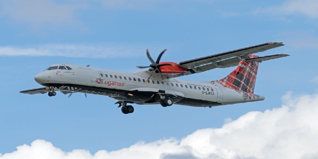 Loganair shortest flight route