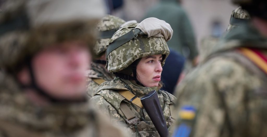 ukraine soldier female woman