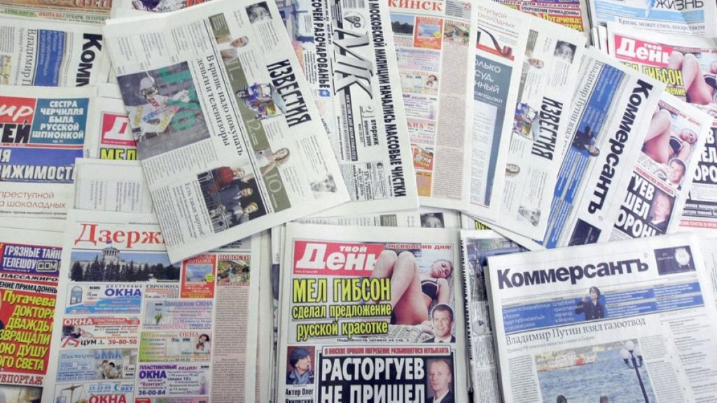 Russian newspaper