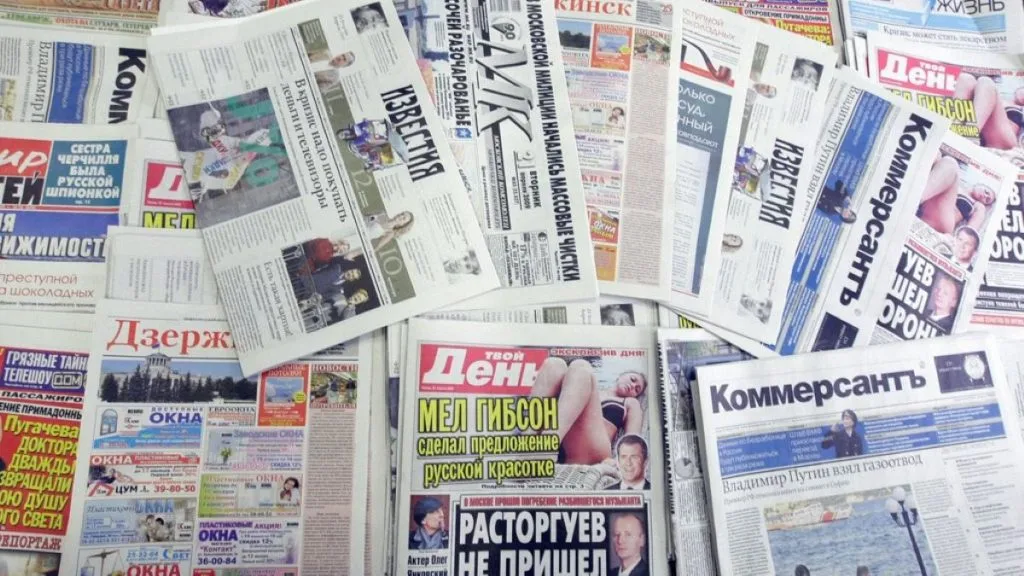 Russian newspaper