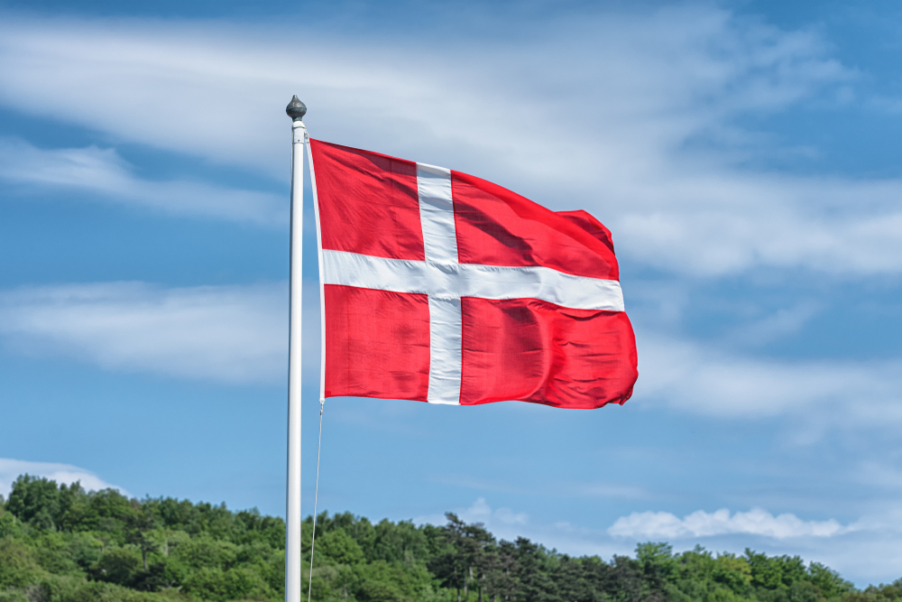 Flag of Denmark / Dansk flag Dannebrog