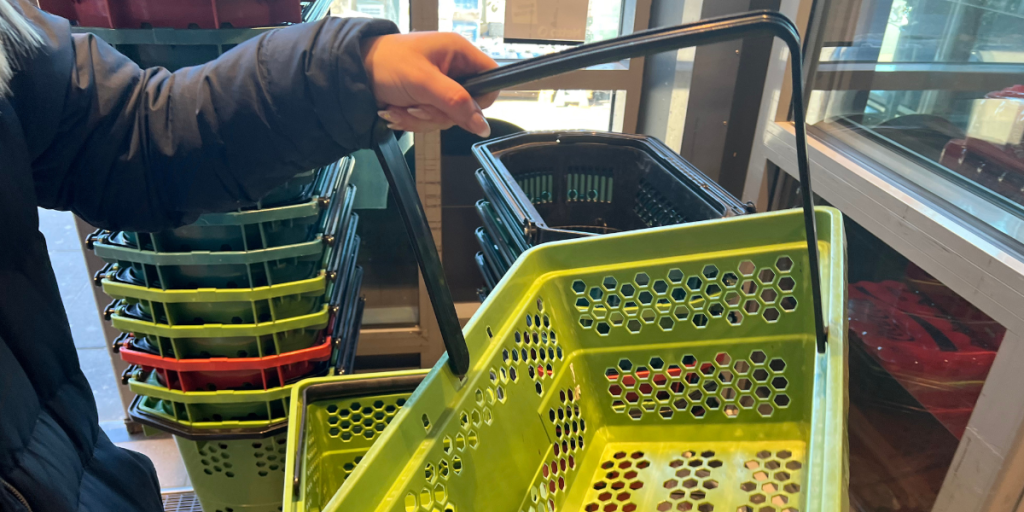 Indkøbskurve, Netto, handle, supermarked