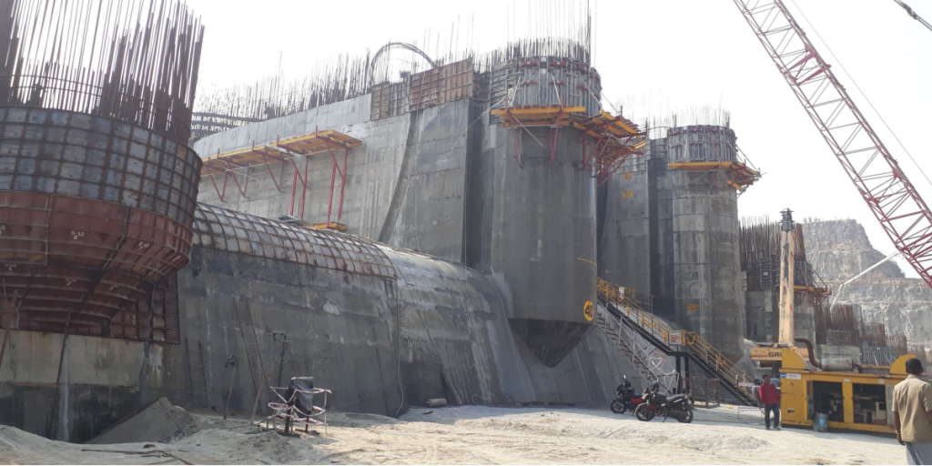 Dam, construction, India