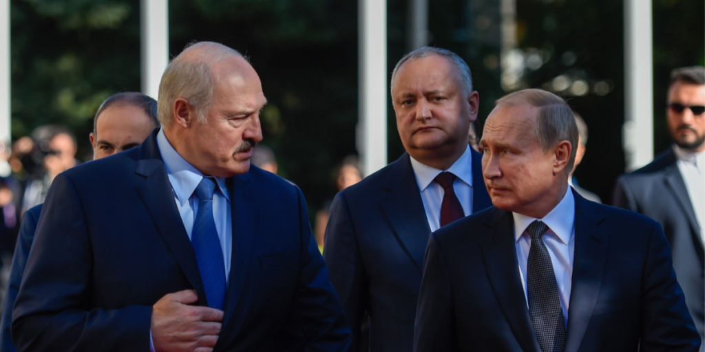Aleksander Lukashenko, Vladimir Putin