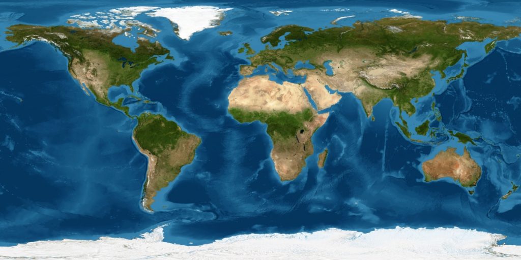 Verdenskort, world map