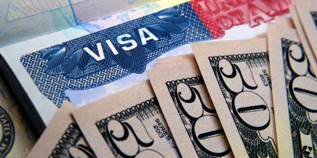 USA, visa, dollars