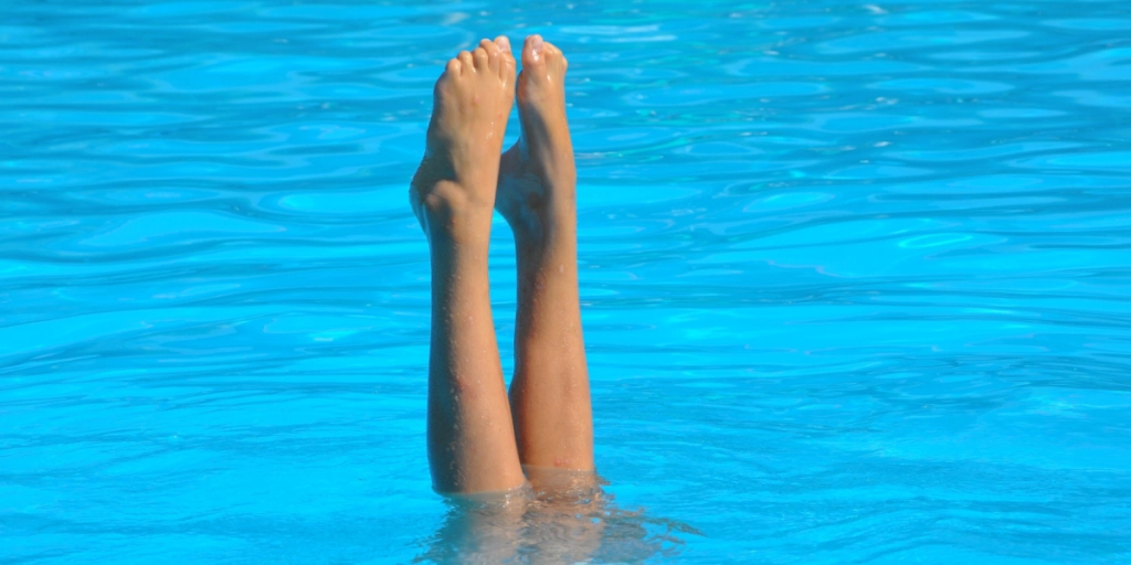 Swimming, synchronized, water, pool