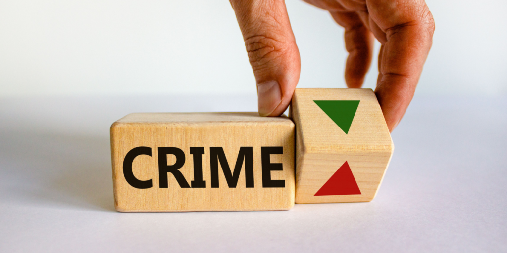 Crime, up, down