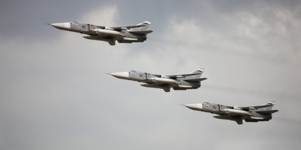 SU-24 Russian jets, bombers