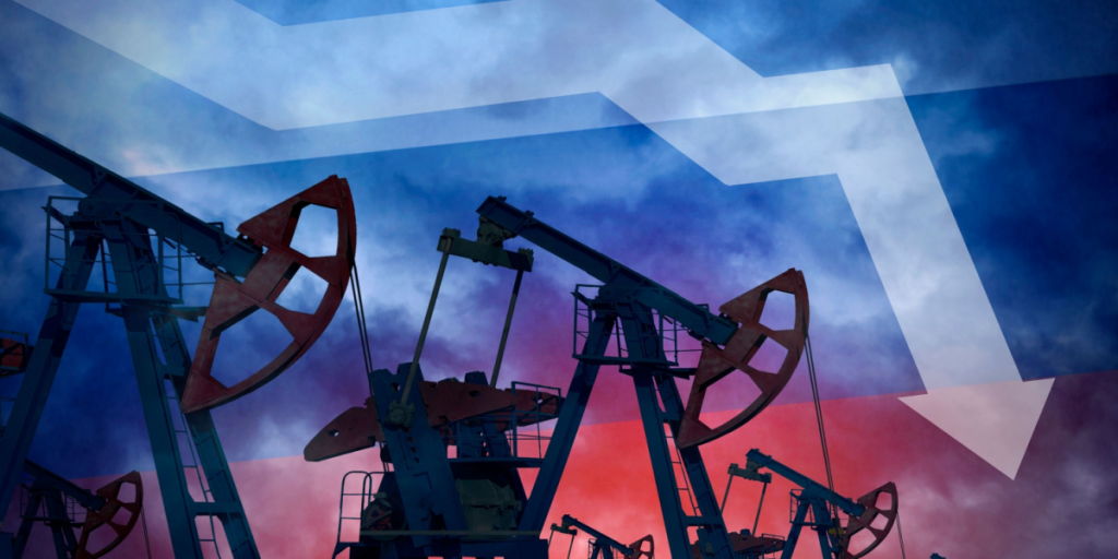 Russia, oil, production, down