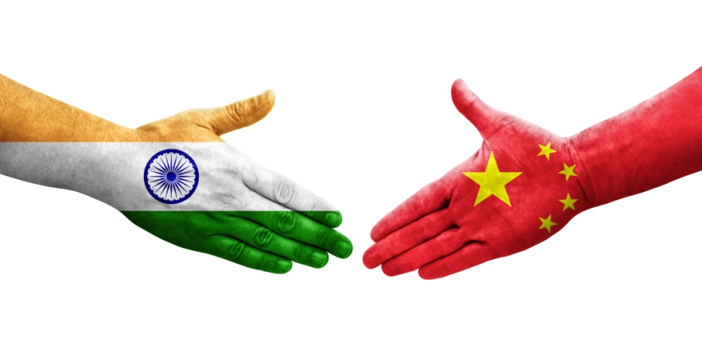 India, China