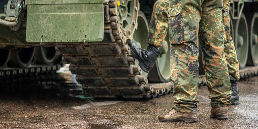 Soldiers, waiting