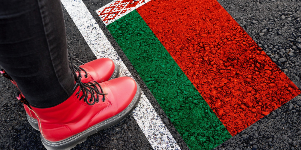 Belarus, flag, border