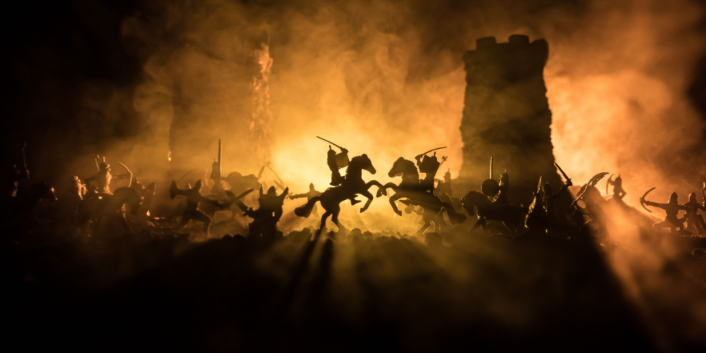Medieval, battle, war