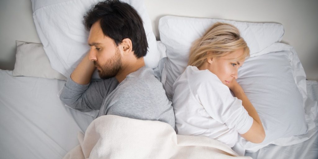 Angry couple, par, parterapi