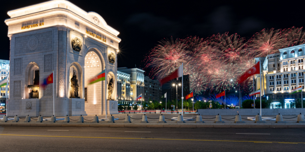SCO summit, Kazakhstan, fireworks