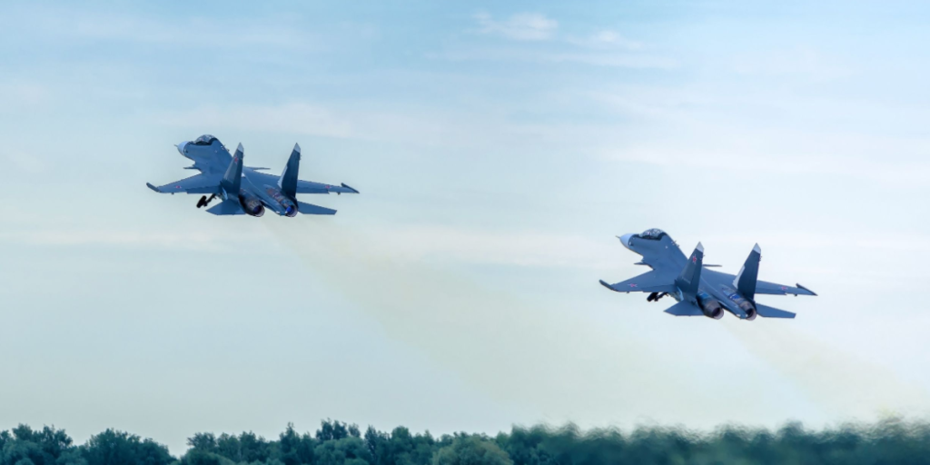 Su-30 Russian multipurpose fighter jets