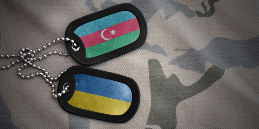 Azerbaijan, Ukraine, dog tags, military