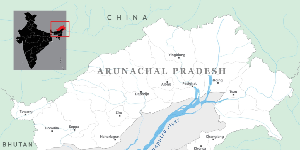 Arunachal Pradesh, India, China