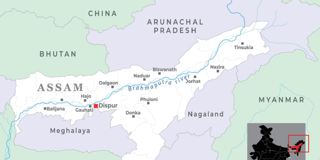Brahmaputra River, India, China